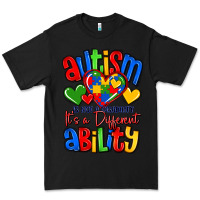 Black autism is not a disability it's a different abilit Premium Tee - LillyAllenDesigns