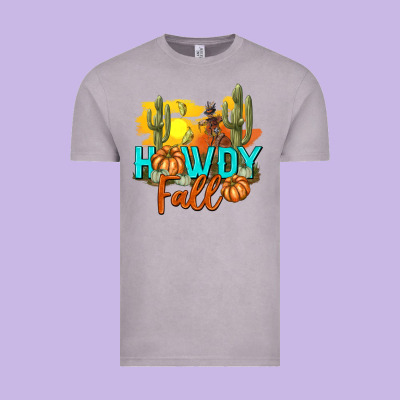 Howdy Fall Vintage Tee Designed By Texasbilliewilder