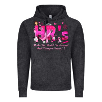 Vintage Black breast cancer hr human resources Vintage Hoodie - texasbilliewilder