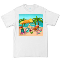 White summer Premium Tee - RanaPortraitStore