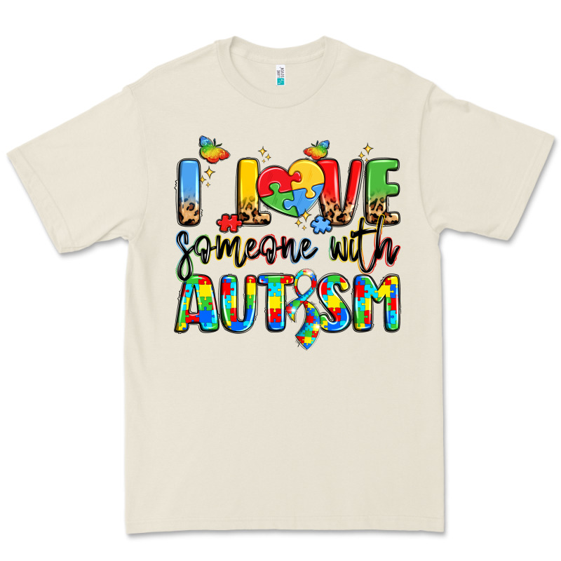 I Love Someone With Autism Premium Tee by LillyAllenDesigns | Teevron