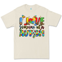 Bone i love someone with autism Premium Tee - LillyAllenDesigns