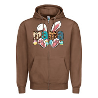 Chestnut mama easter Zipper Hoodie - LillyAllenDesigns