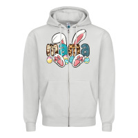 Dove Grey mama easter Zipper Hoodie - LillyAllenDesigns