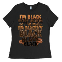 Black im black every month but this month im blackity bl Ladies Tee - LillyAllenDesigns