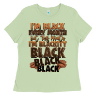 Matcha im black every month but this month im blackity bl Ladies Tee - LillyAllenDesigns