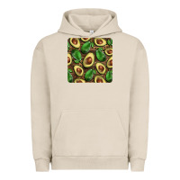 Pigment French Oak avocados with wood and leopard background mug  coaster Urban Hoodie - BarkalooDesign