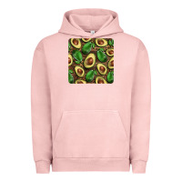 Pigment Salmon avocados with wood and leopard background mug  coaster Urban Hoodie - BarkalooDesign
