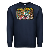 Navy mama western Premium Sweatshirt - RacoonDesign