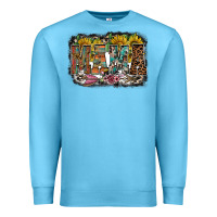 Ocean Blue mama western Premium Sweatshirt - RacoonDesign