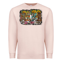Pale Pink mama western Premium Sweatshirt - RacoonDesign