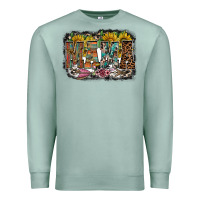 Seafoam mama western Premium Sweatshirt - RacoonDesign