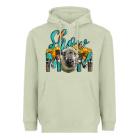 Matcha Western Show Mom Sheep Heavyweight Hoodie - LillyAllenDesigns
