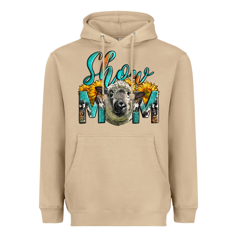Western Show Mom Sheep Heavyweight Hoodie by LillyAllenDesigns | Teevron