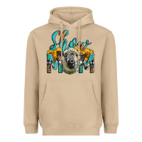 Mushroom Western Show Mom Sheep Heavyweight Hoodie - LillyAllenDesigns