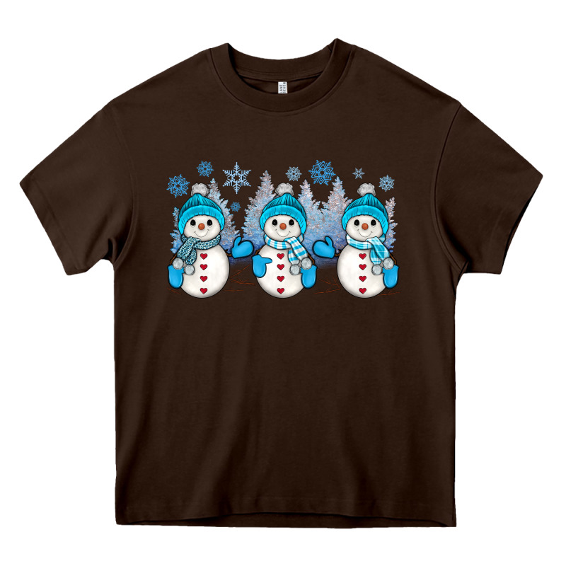 Snowman Winter Heavy Core Tee by JahusDesignShop | Teevron