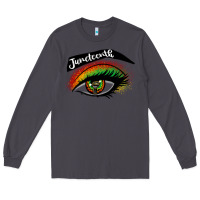 Smoke juneteenth eyelash cowgirl Long Sleeve Tee - CowGirlArtShop