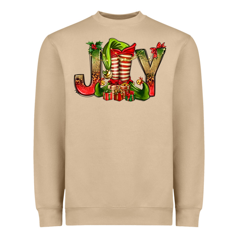 Joy Christmas With Elf Bbs Heavyweight Sweatshirt by BundleAndBundleShop | Teevron