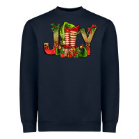 Navy joy christmas with elf bbs Heavyweight Sweatshirt - BundleAndBundleShop