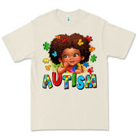Bone autism afro girl Premium Tee - LillyAllenDesigns