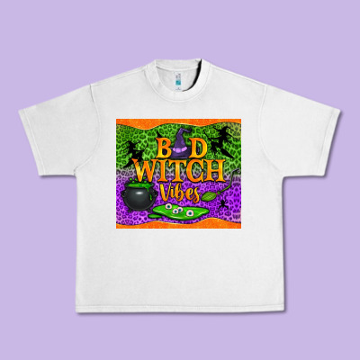 Bad Witch Vibes Urban Heavy Tee Designed By Nancycooperartshop