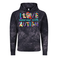 Cloud Black I love someone with Autism Vintage Hoodie - NancyCooperArtShop