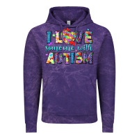 Cloud Purple I love someone with Autism Vintage Hoodie - NancyCooperArtShop