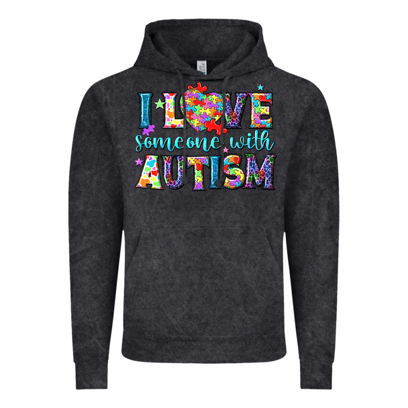 I Love Someone With Autism Vintage Hoodie by NancyCooperArtShop | Teevron