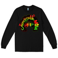 Black juneteenth mom Long Sleeve Tee - CowGirlArtShop