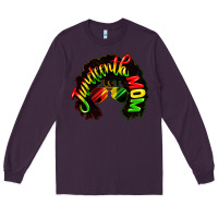 Plum juneteenth mom Long Sleeve Tee - CowGirlArtShop