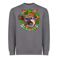 Storm St. Patrick's Day cow Heavyweight Sweatshirt - FaDigitalArtStudio