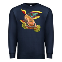 Navy Killifish Premium Sweatshirt - LillyAllenDesigns