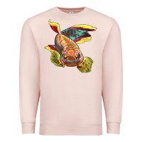 Pale Pink Killifish Premium Sweatshirt - LillyAllenDesigns