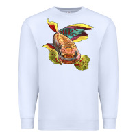 White Killifish Premium Sweatshirt - LillyAllenDesigns