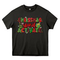Asphalt christmas spirit activate Heavy Core Tee - MaliasSmallBusiness