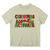 Mossy christmas spirit activate Heavy Core Tee - MaliasSmallBusiness