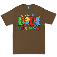 Cacao love autism awareness Premium Tee - LillyAllenDesigns