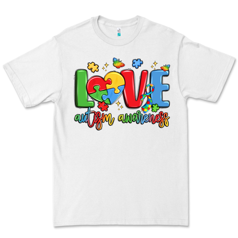 Love Autism Awareness Premium Tee by LillyAllenDesigns | Teevron
