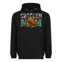 Black chicken mom Heavyweight Hoodie - LillyAllenDesigns