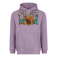 Lavender chicken mom Heavyweight Hoodie - LillyAllenDesigns
