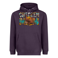 Plum chicken mom Heavyweight Hoodie - LillyAllenDesigns
