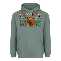 Sage chicken mom Heavyweight Hoodie - LillyAllenDesigns