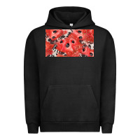 Pigment Black watermelon strawberry cowhide cup Urban Hoodie - BarkalooDesign