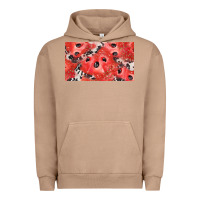 Pigment Burro watermelon strawberry cowhide cup Urban Hoodie - BarkalooDesign