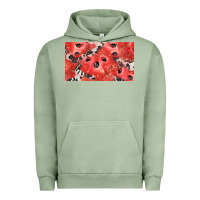 Pigment Oil Green watermelon strawberry cowhide cup Urban Hoodie - BarkalooDesign