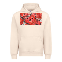 Sandshell watermelon strawberry cowhide cup Urban Hoodie - BarkalooDesign