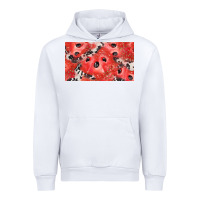 White watermelon strawberry cowhide cup Urban Hoodie - BarkalooDesign
