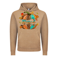 Vintage Coffee Blessed pumpkin Vintage Hoodie - NancyCooperArtShop