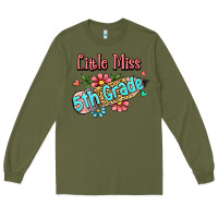 Army Green little miss fifth grade Long Sleeve Tee - Jasminsmagicworld