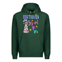 Sports Green birthday girl 6 Premium Hoodie - BundleAndBundleShop